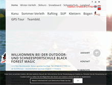 Tablet Screenshot of blackforestmagic.de